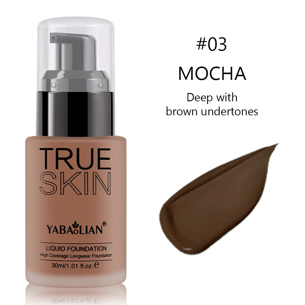 Fond de Teint Haute Couvrance Deep Brown 30 ml waterproof