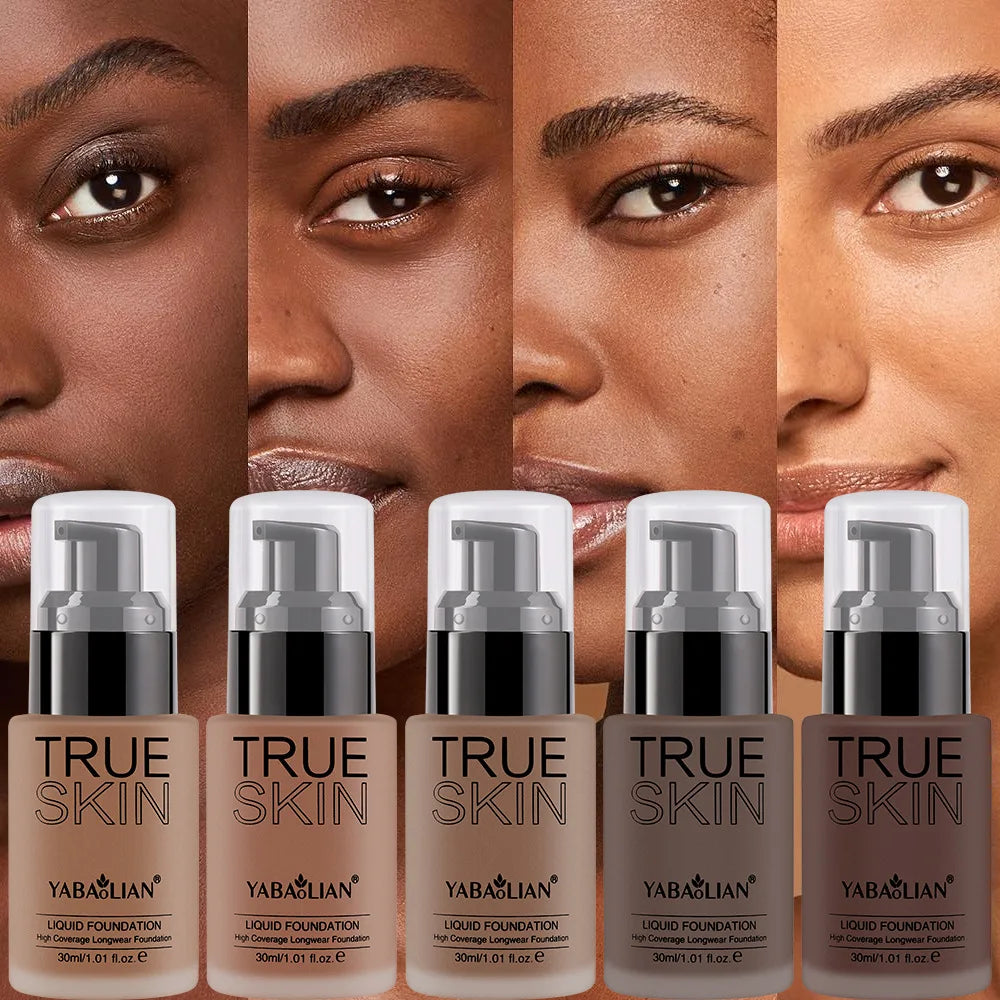 Fond de Teint Haute Couvrance Deep Brown 30 ml  waterproof