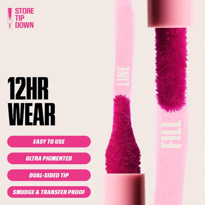 Velvet Brown Lip Liner Pencil Nude Matte Waterproof