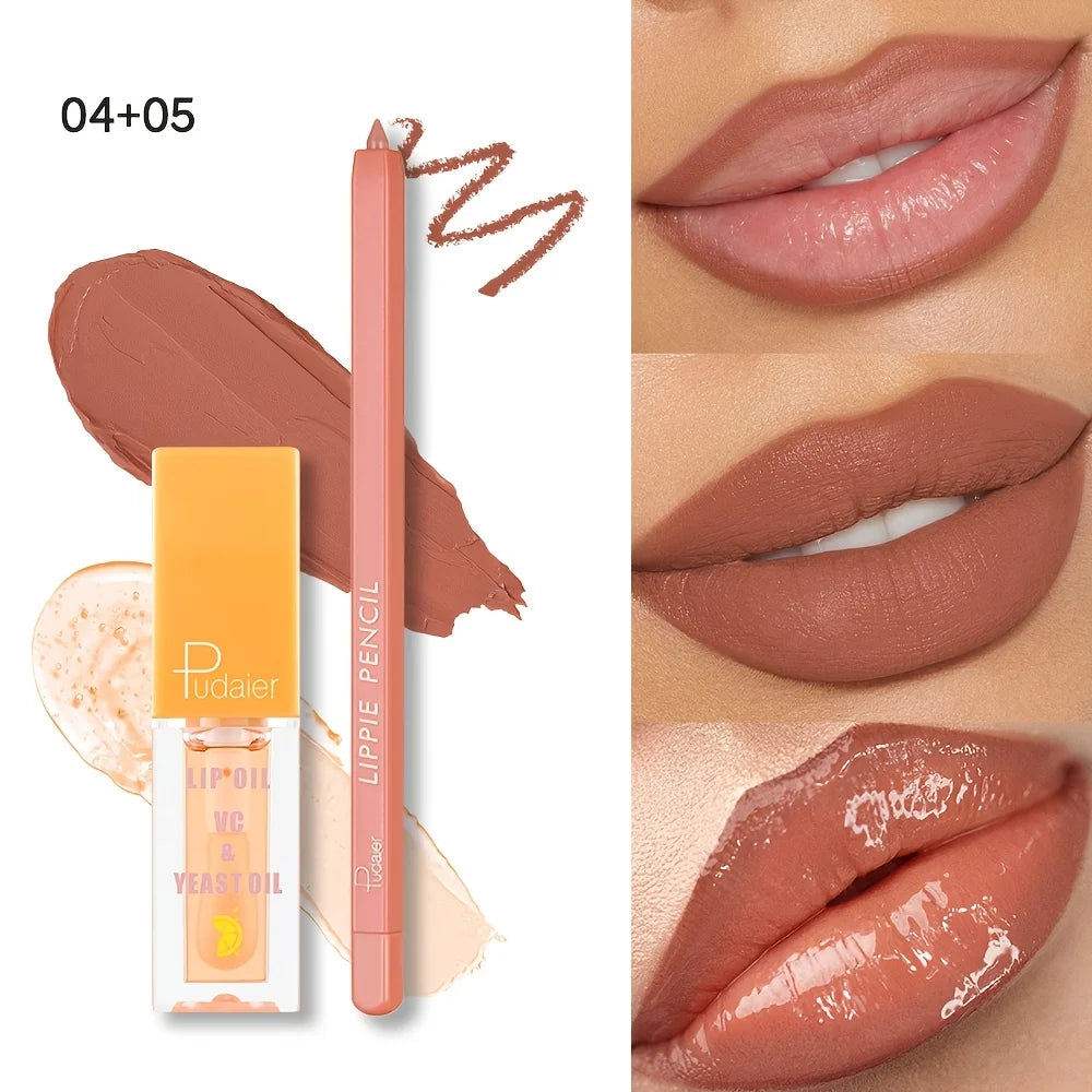 Matte Lip Gloss & Liner Duo