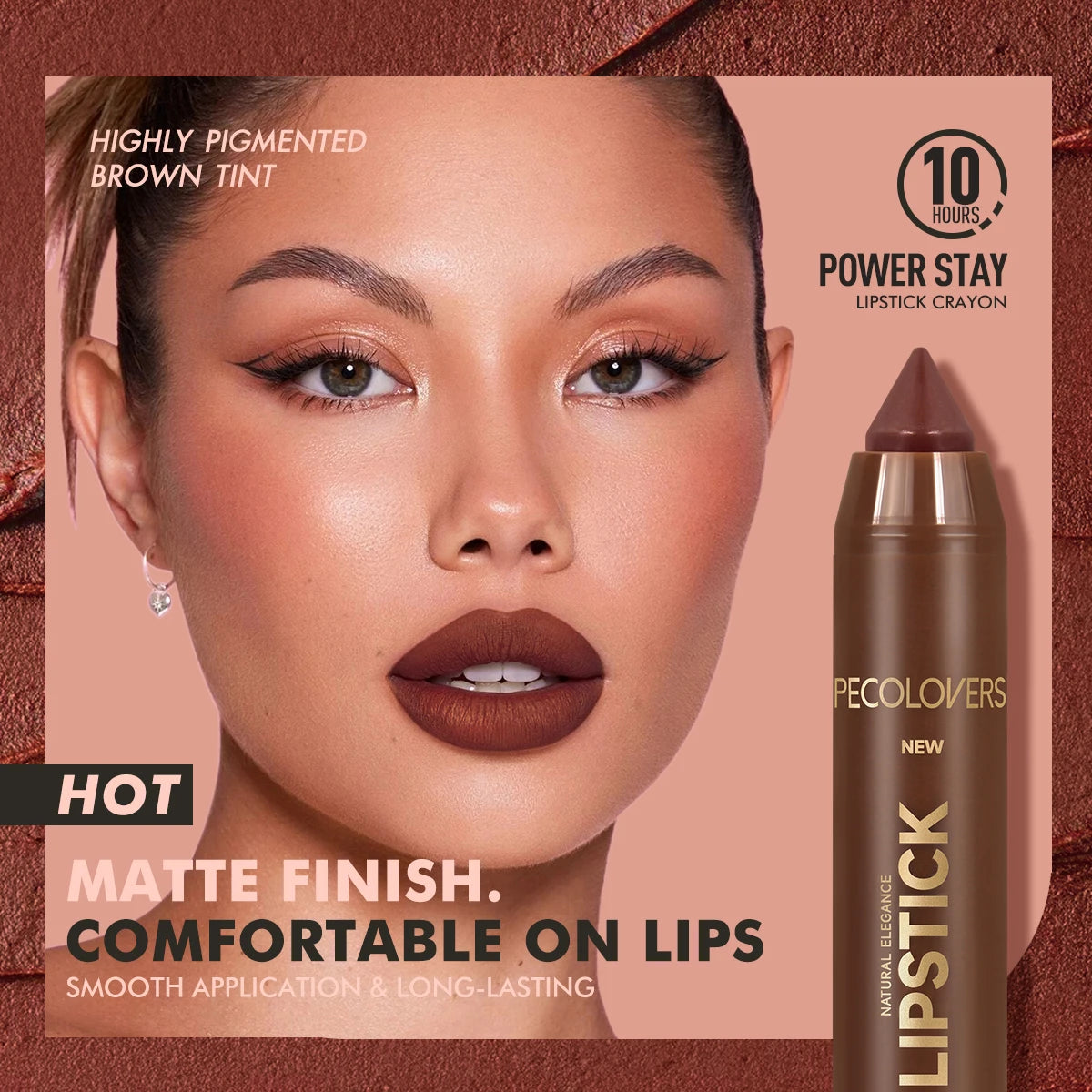 Crayon Lèvres Mat Pointe Fine-hautement pigmentée