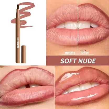 Velvet Brown Lip Liner Pencil Nude Matte Waterproof