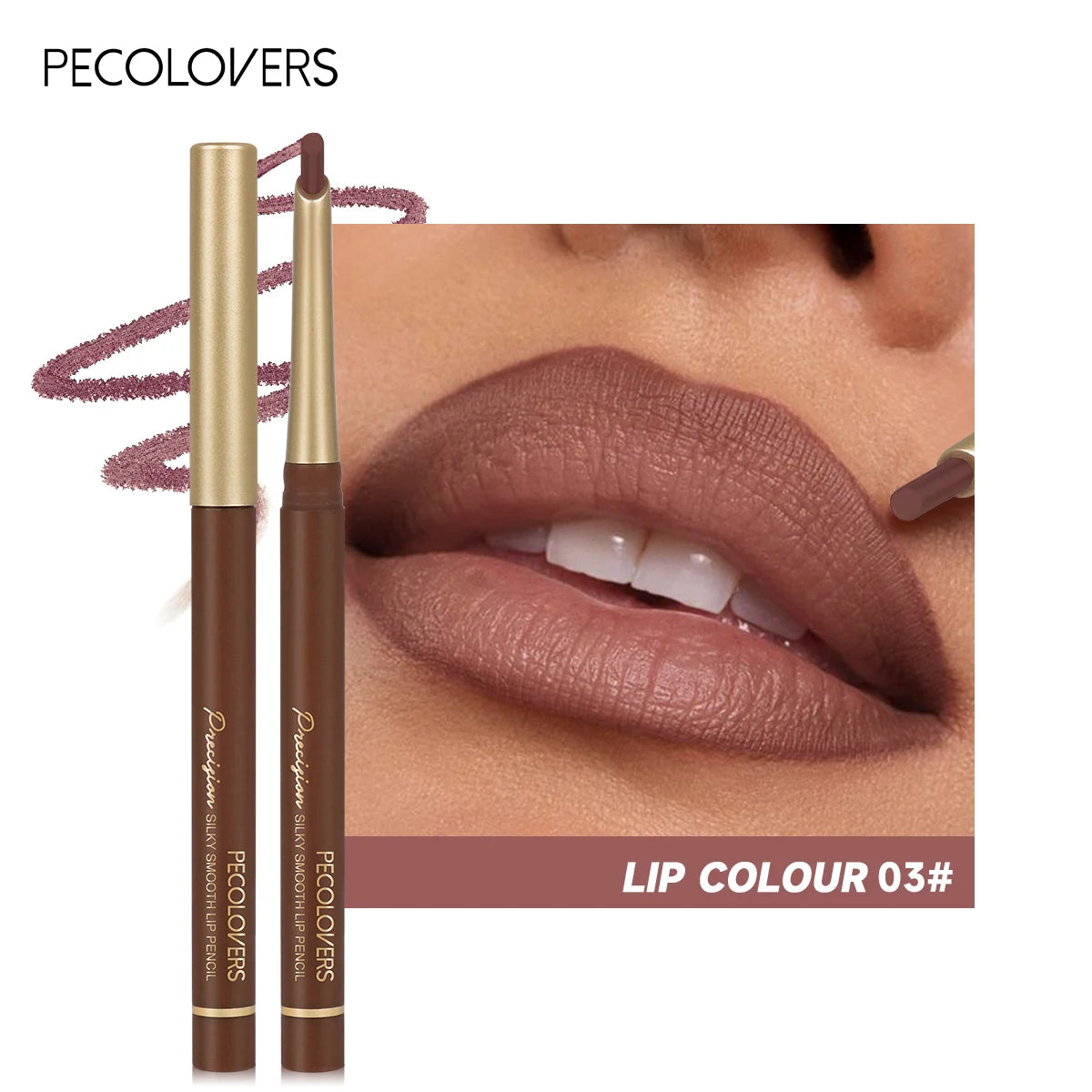 Matte Lip Liner – 6 Teintes Naturelles