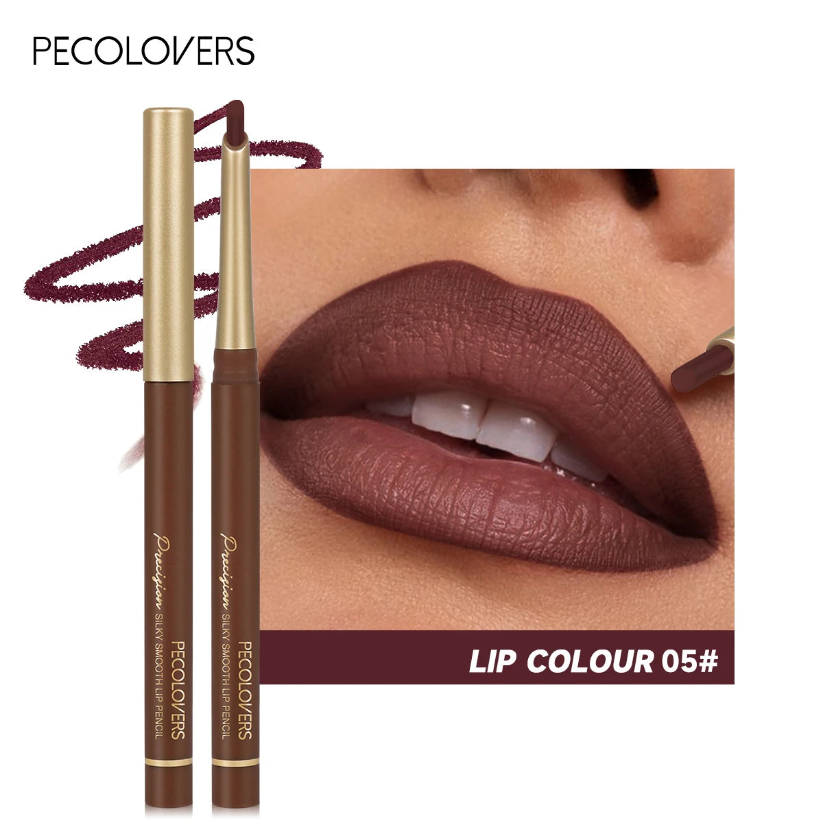 Matte Lip Liner – 6 Teintes Naturelles