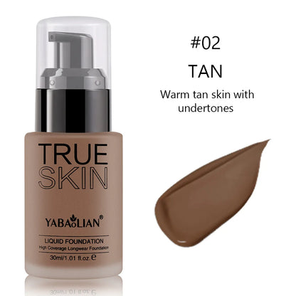 Fond de Teint Haute Couvrance Deep Brown 30 ml  waterproof
