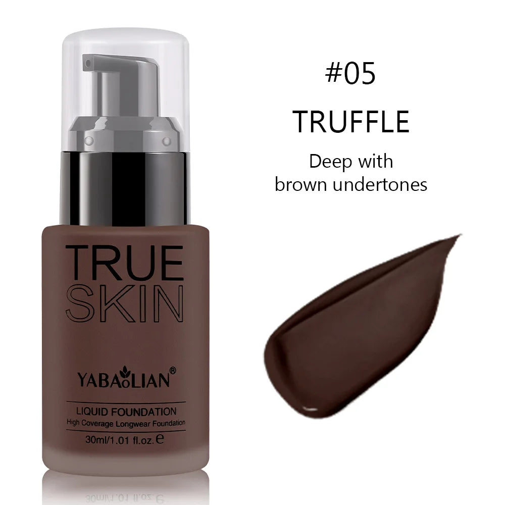 Fond de Teint Haute Couvrance Deep Brown 30 ml  waterproof