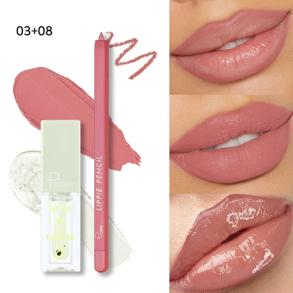 Matte Lip Gloss & Liner Duo