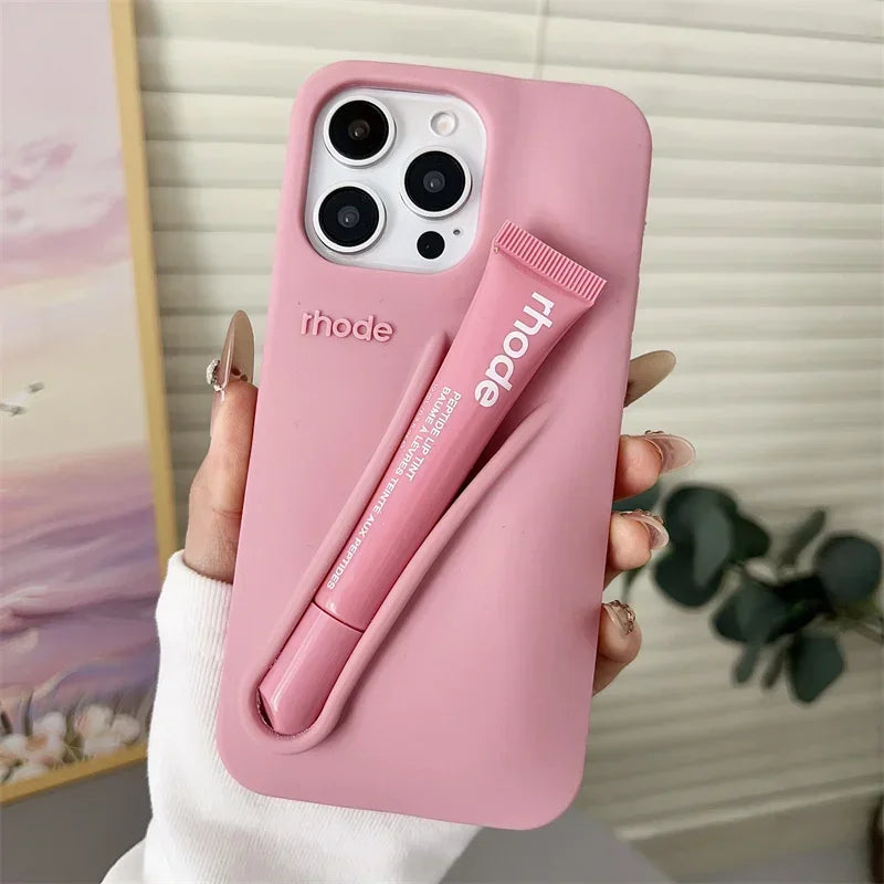 Lemontini Étui Lip Gloss pour iPhone
