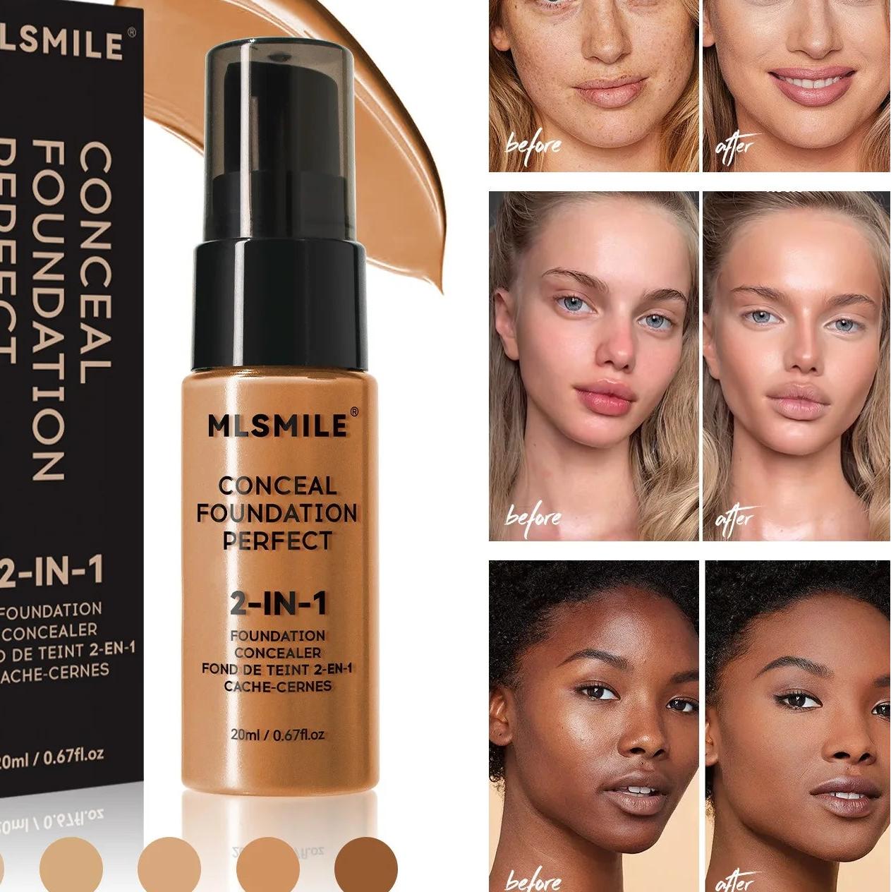 Matte Liquid Foundation Oil