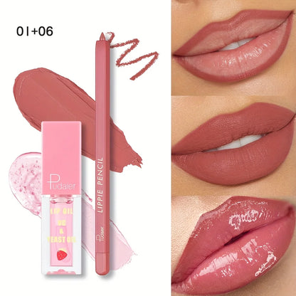 Matte Lip Gloss & Liner Duo