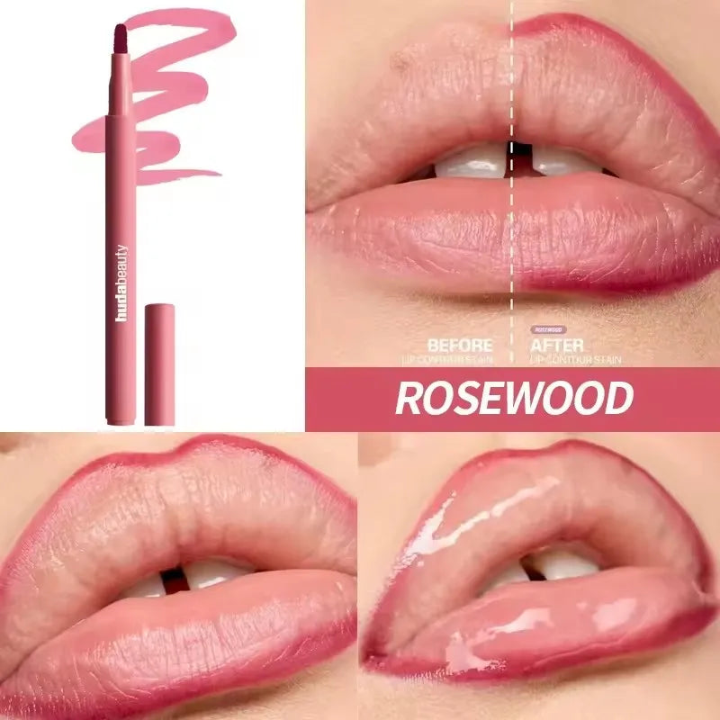 Velvet Brown Lip Liner Pencil Nude Matte Waterproof
