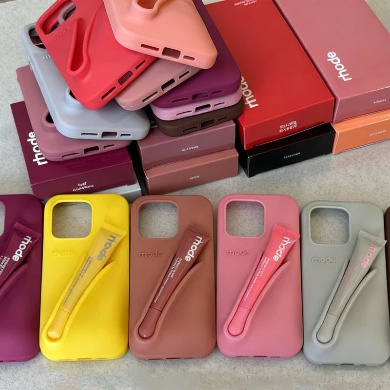 Lemontini Étui Lip Gloss pour iPhone