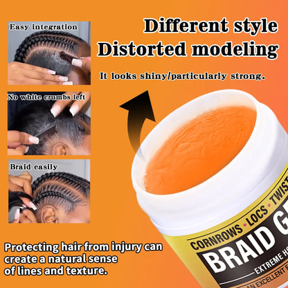 Hair Styling Wax – Strong Hold, Moisturizing