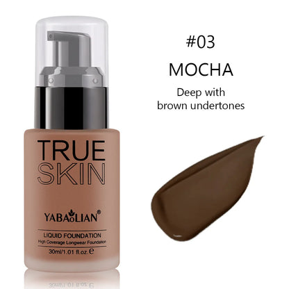 Fond de Teint Haute Couvrance Deep Brown 30 ml  waterproof
