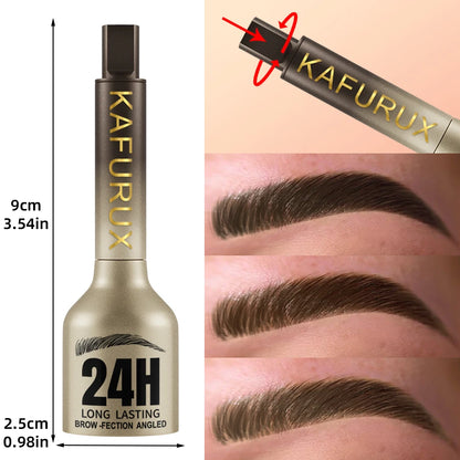 Le 2 in 1 Waterproof 3D Eyebrow Pencil with Eyebrow Gel