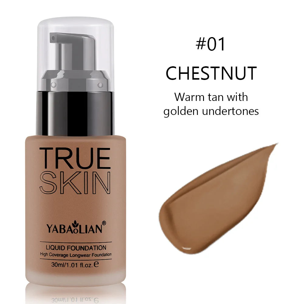 Fond de Teint Haute Couvrance Deep Brown 30 ml  waterproof