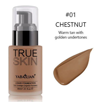 Fond de Teint Haute Couvrance Deep Brown 30 ml  waterproof