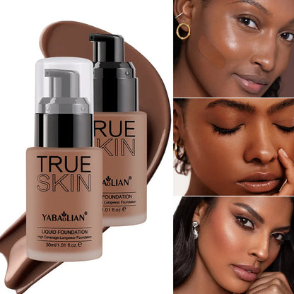 Fond de Teint Haute Couvrance Deep Brown 30 ml  waterproof