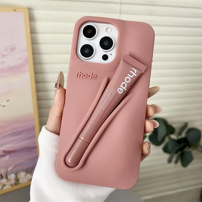 Lemontini Étui Lip Gloss pour iPhone