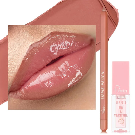 Matte Lip Gloss & Liner Duo