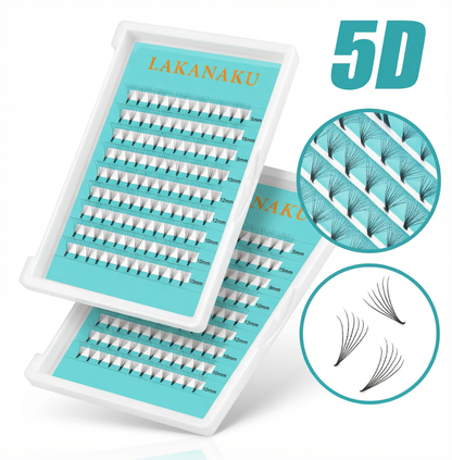 Boîte d’Extensions Cils Pro – Effet Mat Cashmere, Courbe Parfaite